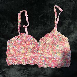 PINK Lace Bralette - Size M